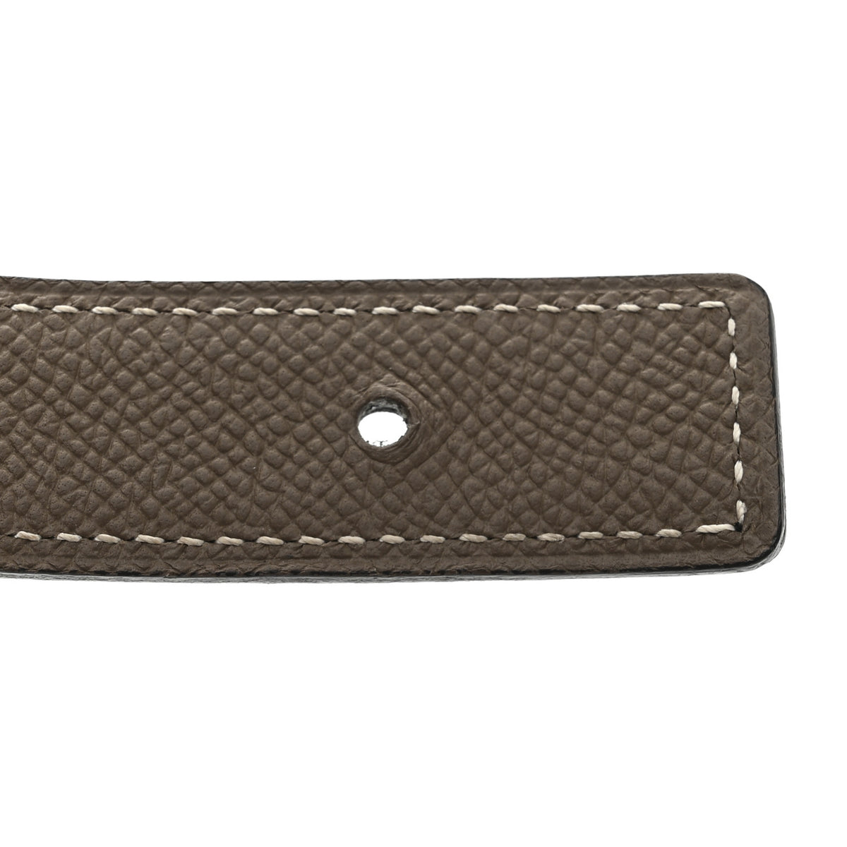 Hermes Constance 24mm belt etoupe and black Hermes Swift Epsom 24mm Mini Constance H Belt 75 30 Black  main image 3