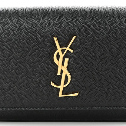 Saint Laurent Grain De Poudre Monogram Kate Belt Bag Black 7 of 9