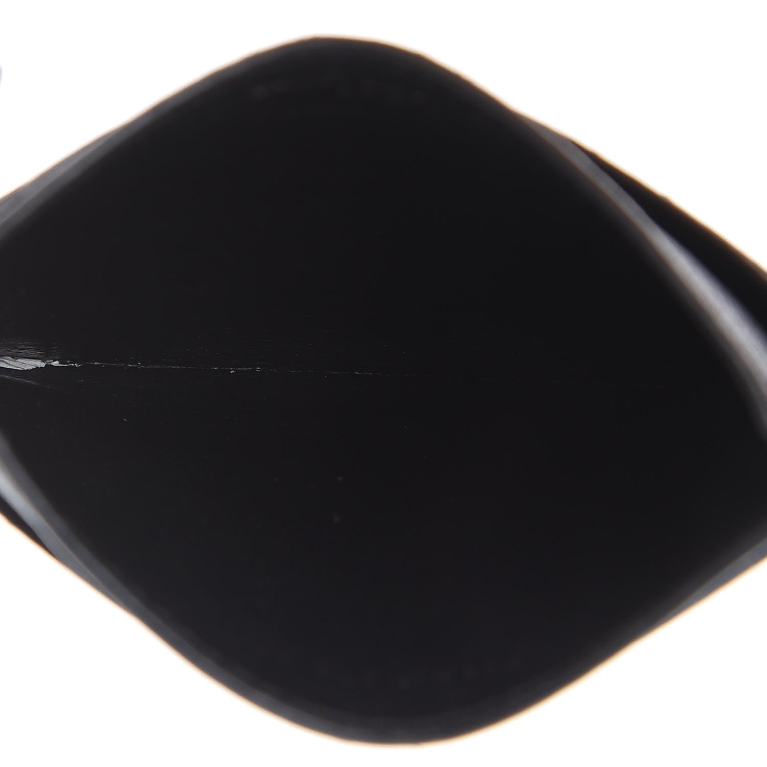 Saint Laurent Calfskin Lip Embroidered Credit Card Case Black 5 of 9