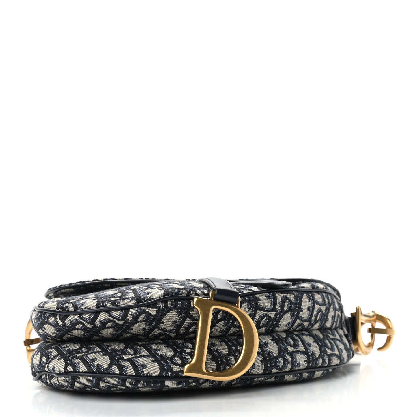 Oblique Saddle Bag Blue