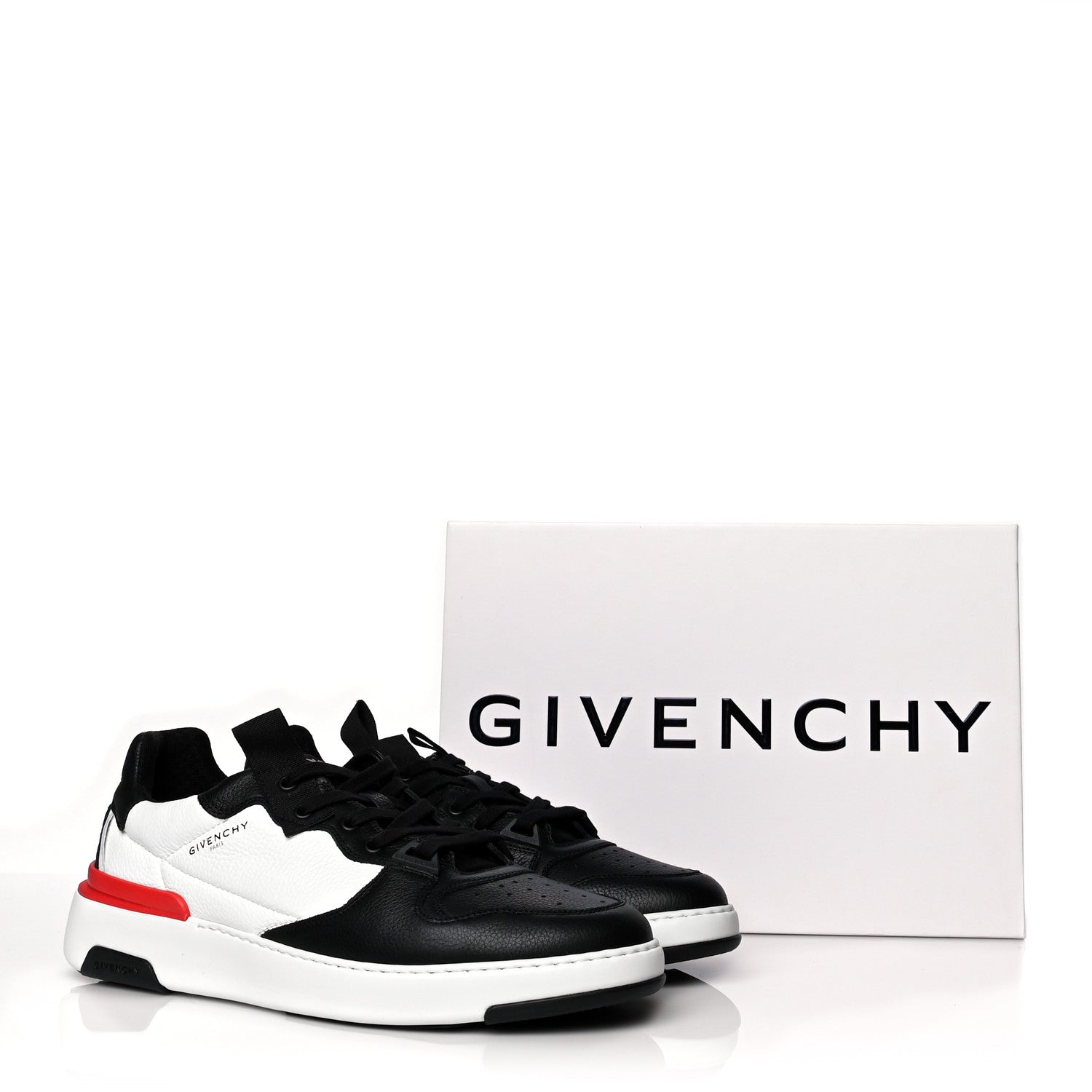 Givenchy Calfskin Wing Low Top Sneakers 45 Black 8 of 8