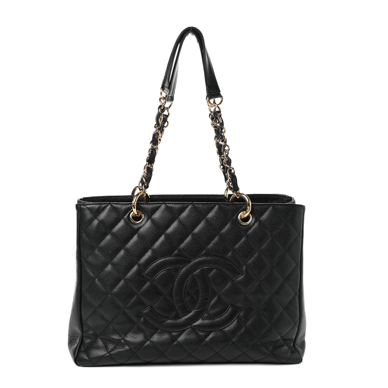 Chanel Caviar Quilted Grand Shopping Tote GST Black 1 of 13