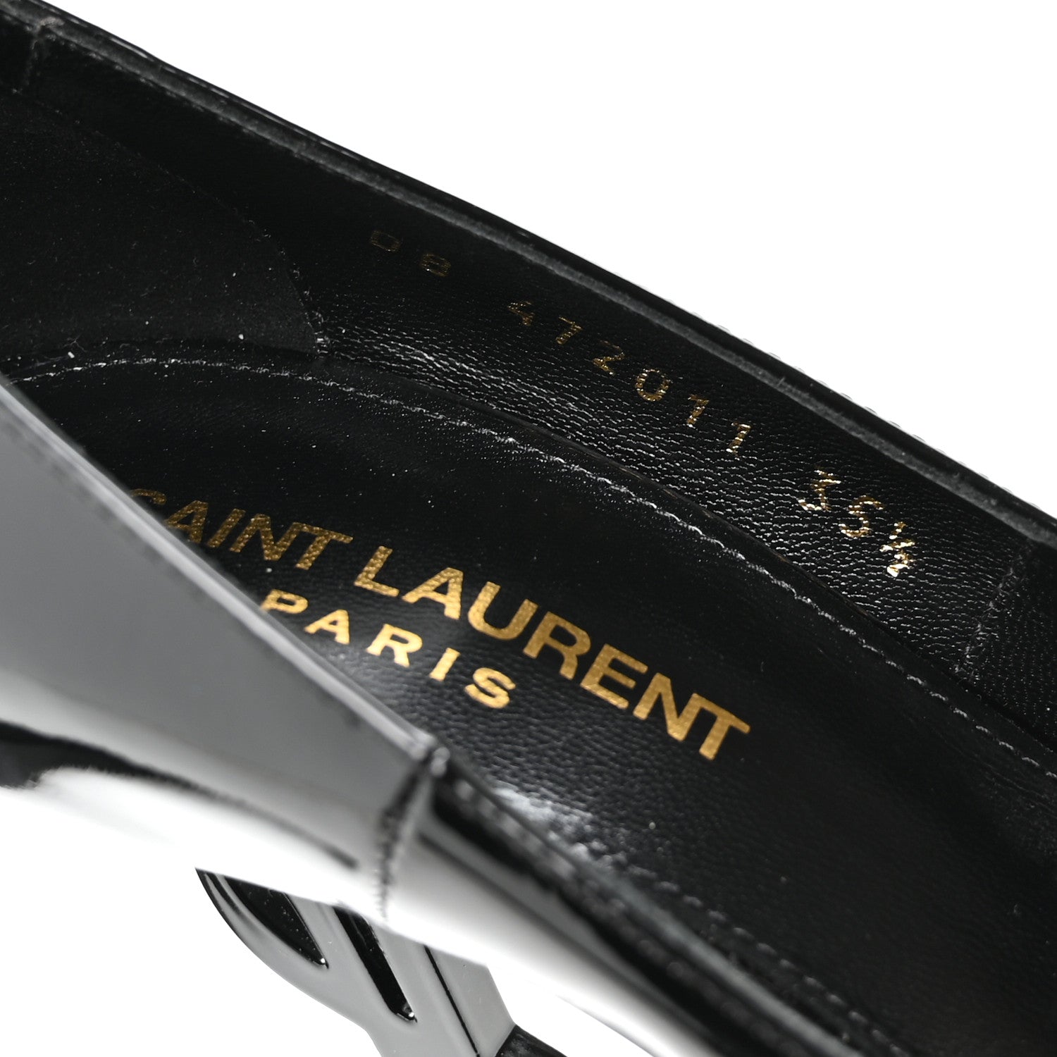 Saint Laurent Patent Opyum 110 Pumps 35.5 Black 8 of 9