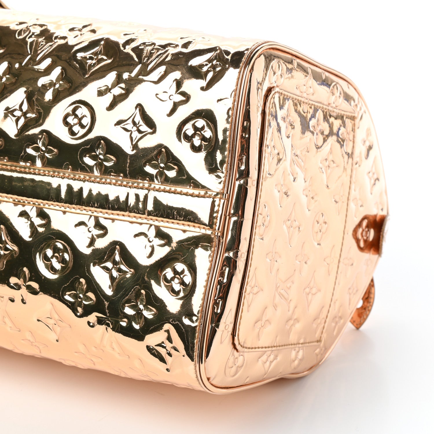 Louis Vuitton Monogram Miroir Speedy 35 Gold 8 of 8