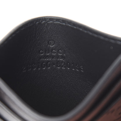 Gucci Guccissima Card Holder Black 6 of 6
