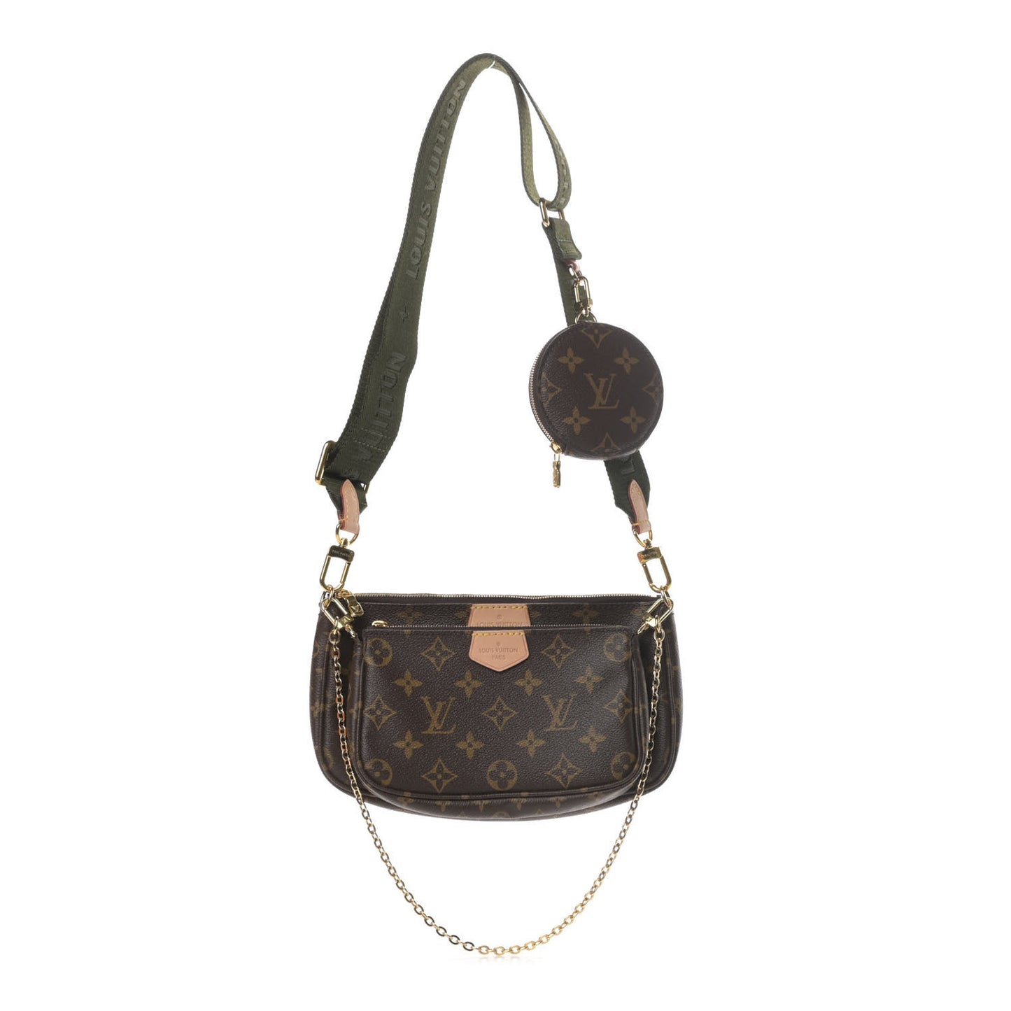 Monogram Multi Pochette Accessories Kaki