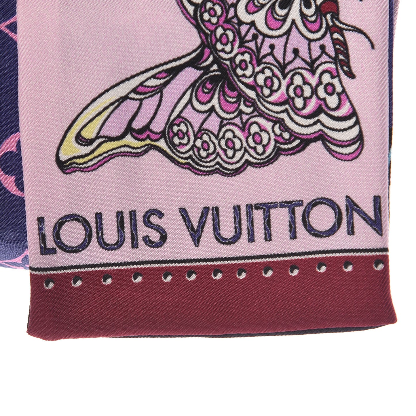 Silk Monogram World Of Love Bandeau Rose