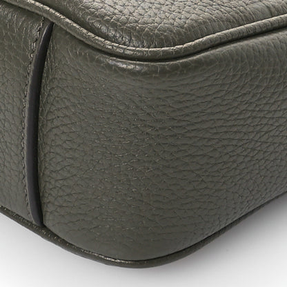 Gucci Calfskin Jumbo GG Embossed Double Buckle Medium Messenger Bag Dark Vintage Olive 10 of 11
