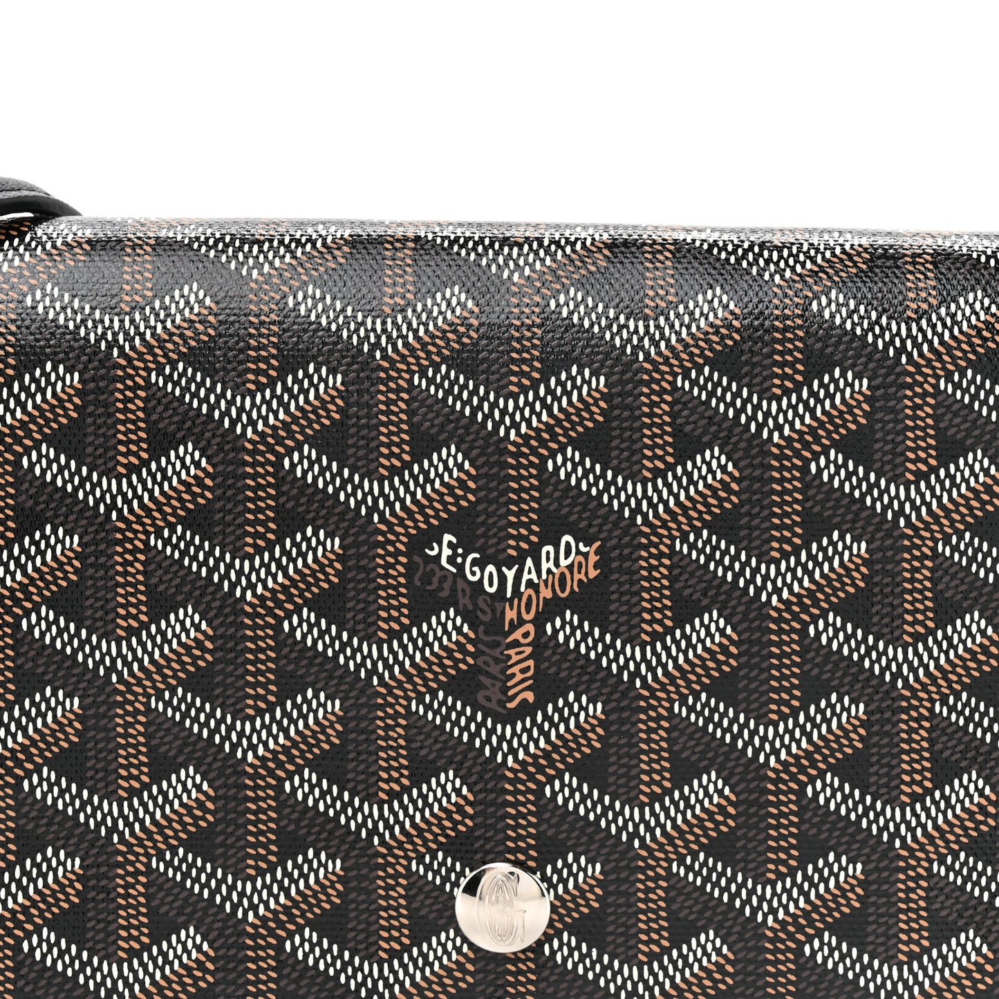 Goyardine Plumet Wallet Clutch Black