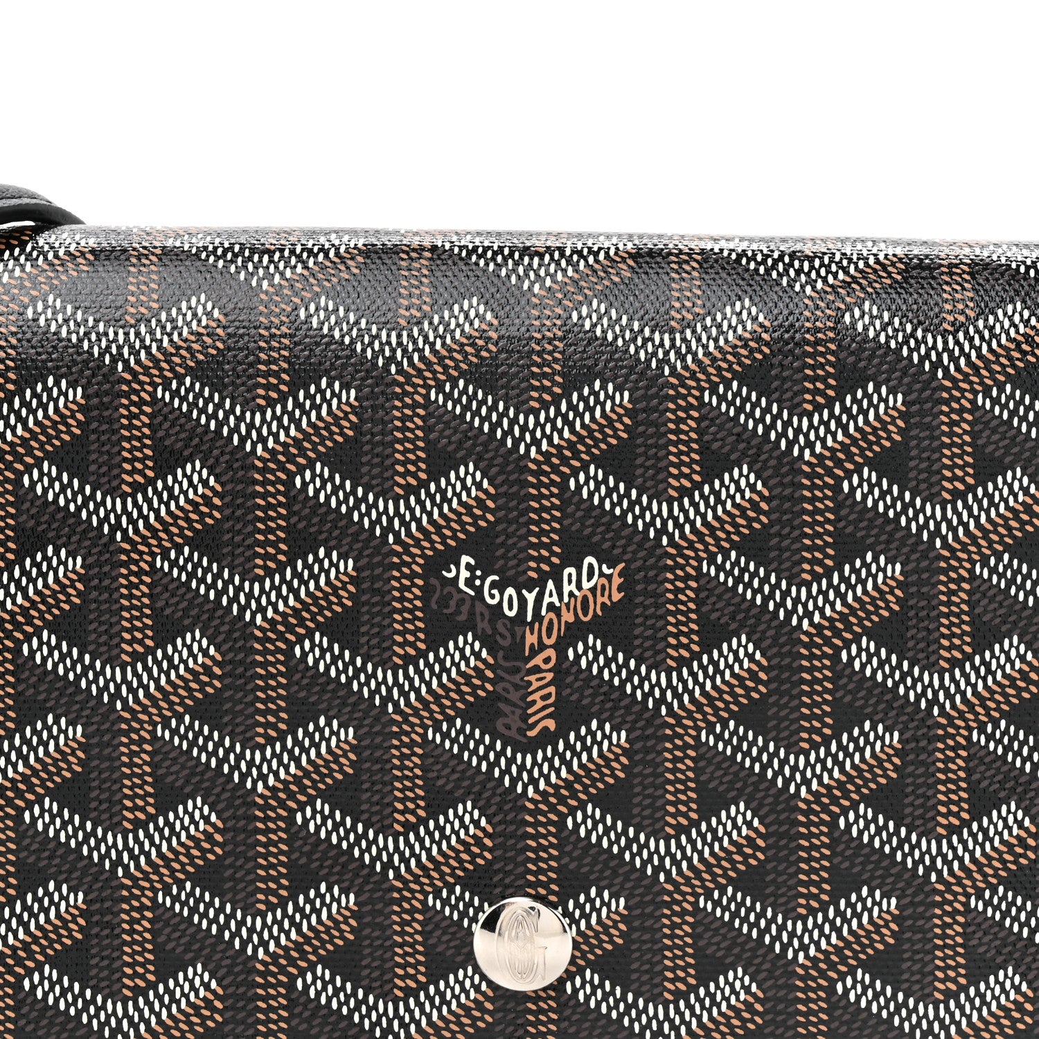 Goyard Goyardine Plumet Wallet Clutch Black 8 of 10
