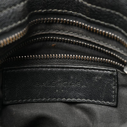 Balenciaga Chevre Gold Metallic Edge Hardware Mini City Black 7 of 13