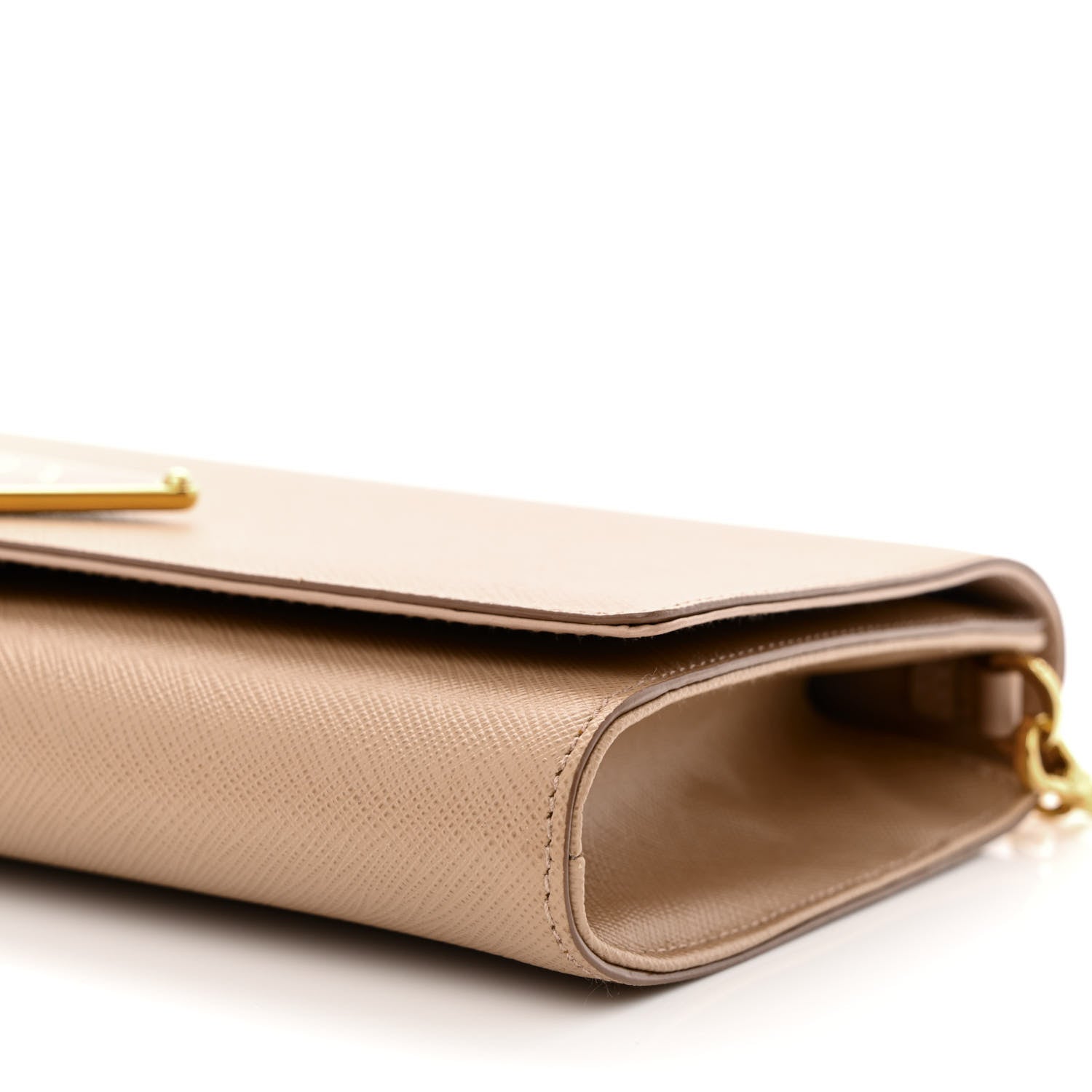 Prada Saffiano Lux Chain Wallet Cammeo 9 of 9