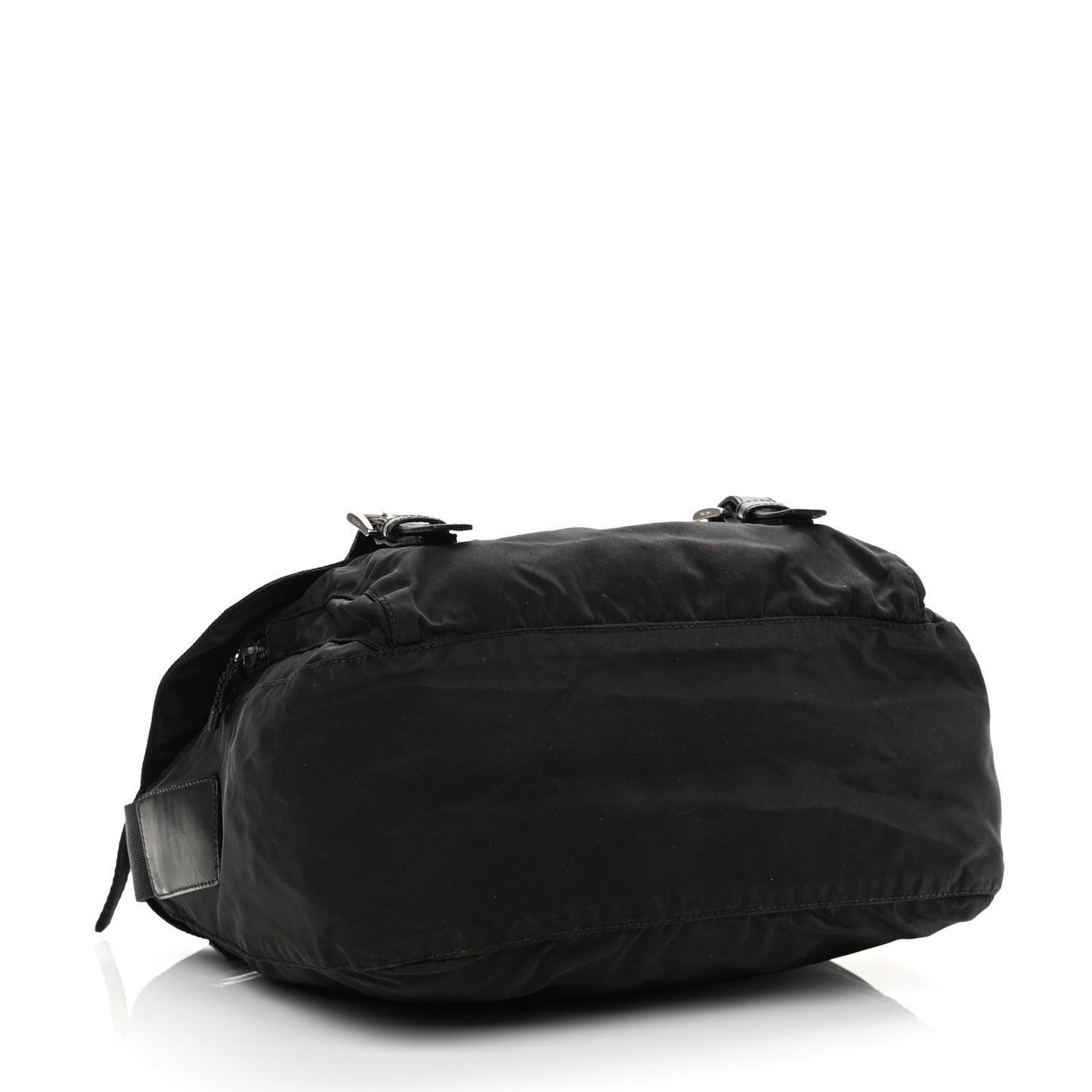 Nylon Vela Messenger Bag Black