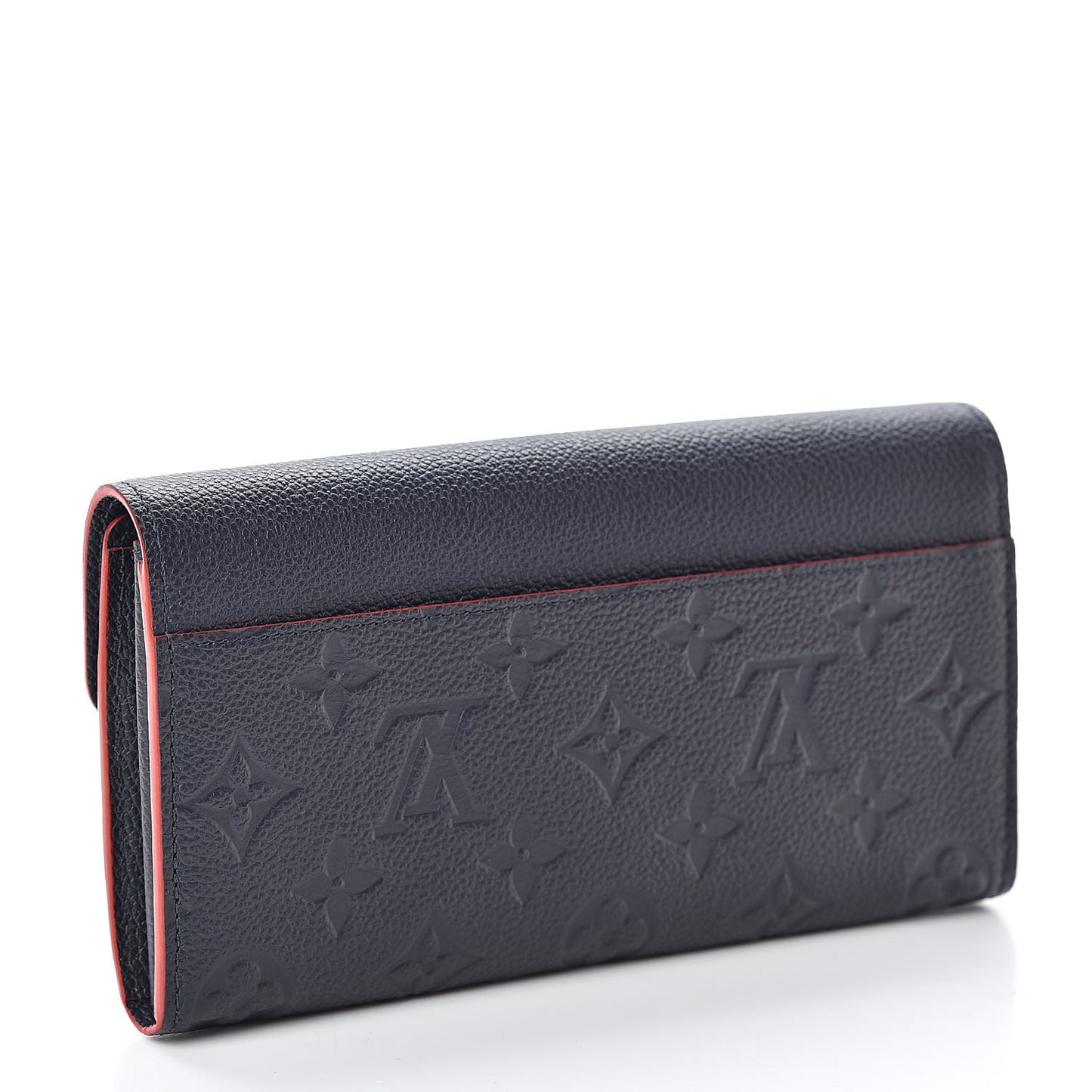 Empreinte Sarah Wallet NM Marine Rouge