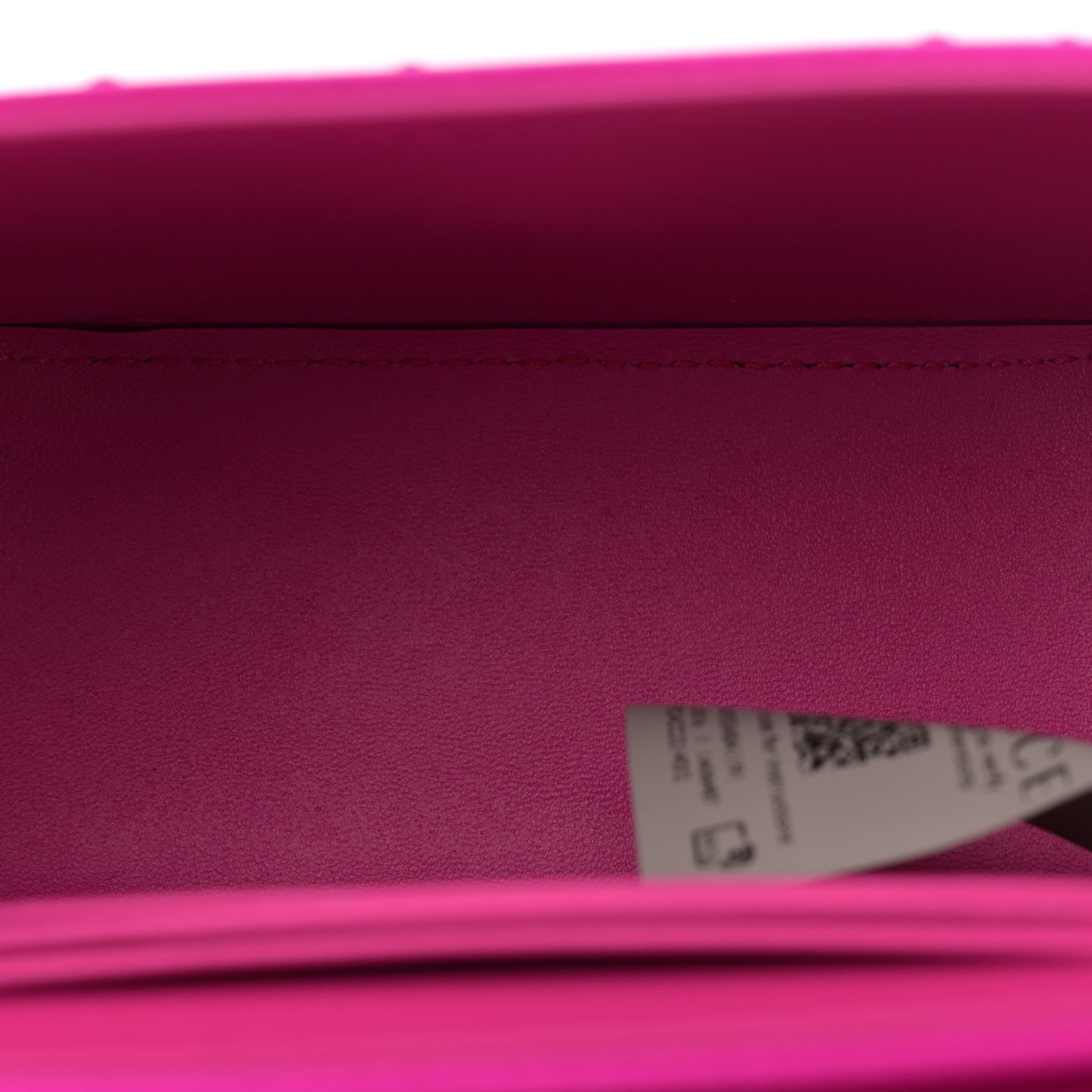 Satin Crystal Studded Mini La Medusa Bag Fuxia