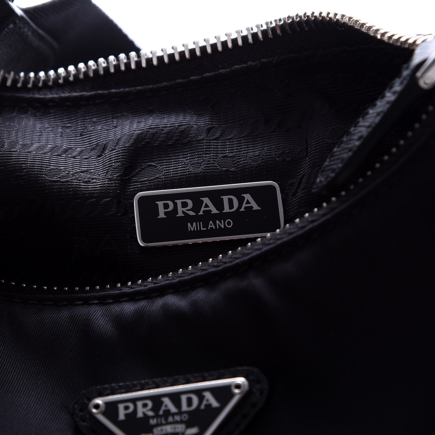 Prada Nylon Re-Edition 2005 Shoulder Bag Black 6 of 9