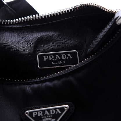 Prada Nylon Re-Edition 2005 Shoulder Bag Black 6 of 9