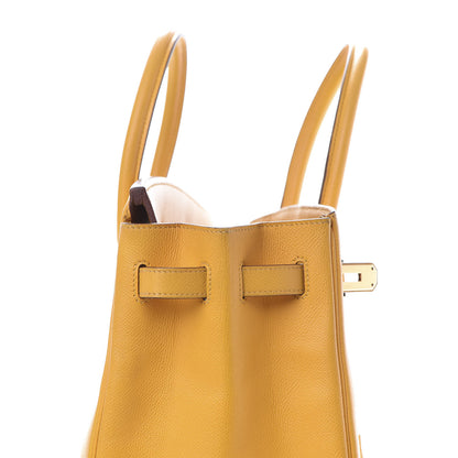 Hermes Epsom Birkin 35 Jaune Ambre 14 of 34