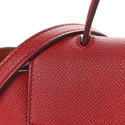 Celine Grained Calfskin Nano Belt Bag Ruby 13 of 15