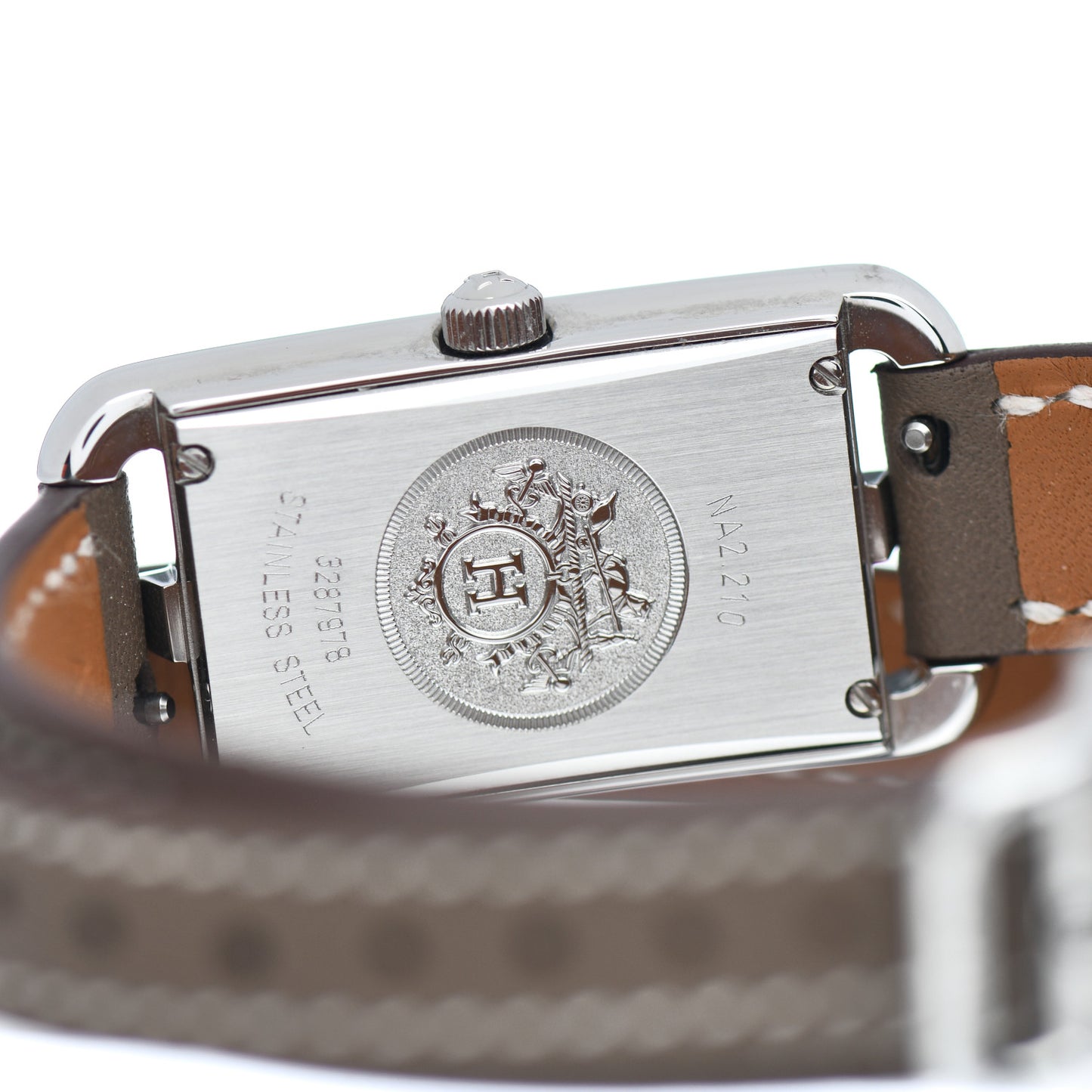 Stainless Steel Swift 20mm Nantucket Double Tour Quartz Watch Etoupe