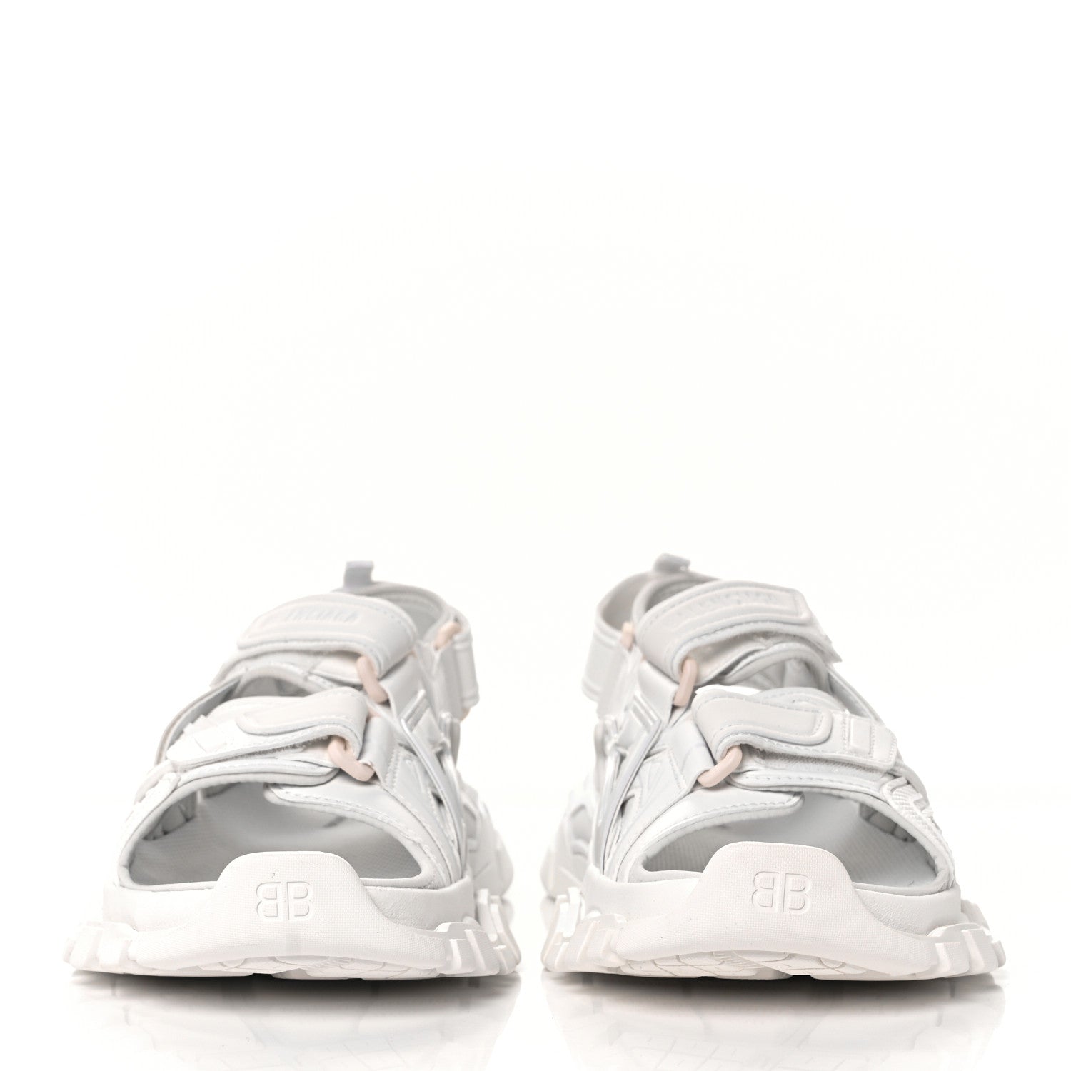 Balenciaga Neoprene Rubber Womens Track Sandals 38 White 2 of 9