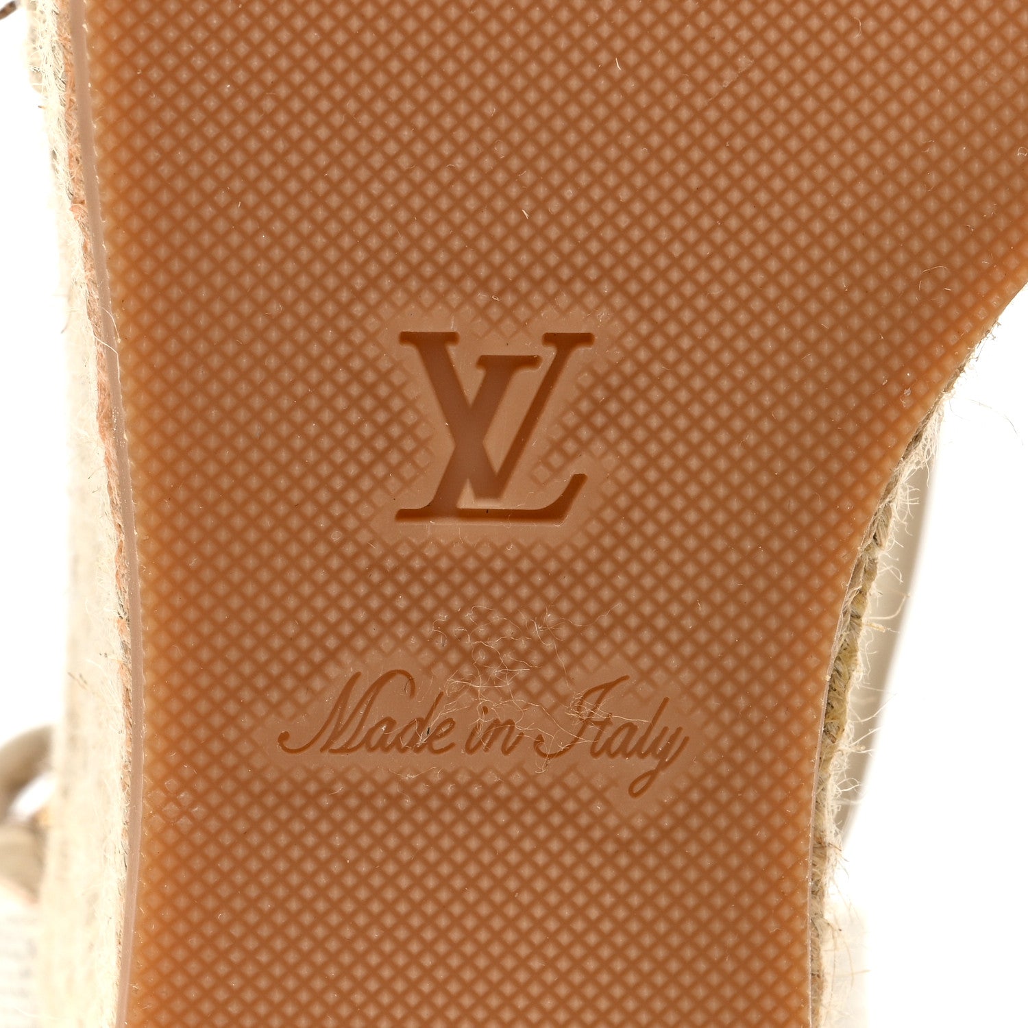 Louis Vuitton Canvas Monogram Starboard Espadrille Wedge Sandals 38 Rose Pop 6 of 8