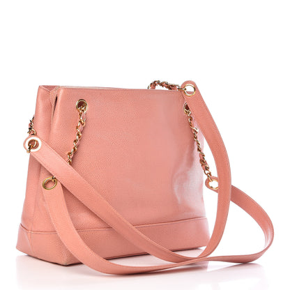 Chanel Caviar CC Shoulder Bag Pink 3 of 21
