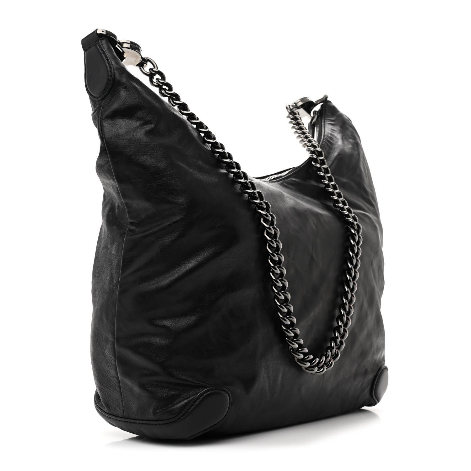 Gucci Calfskin Galaxy Hobo Black 3 of 10