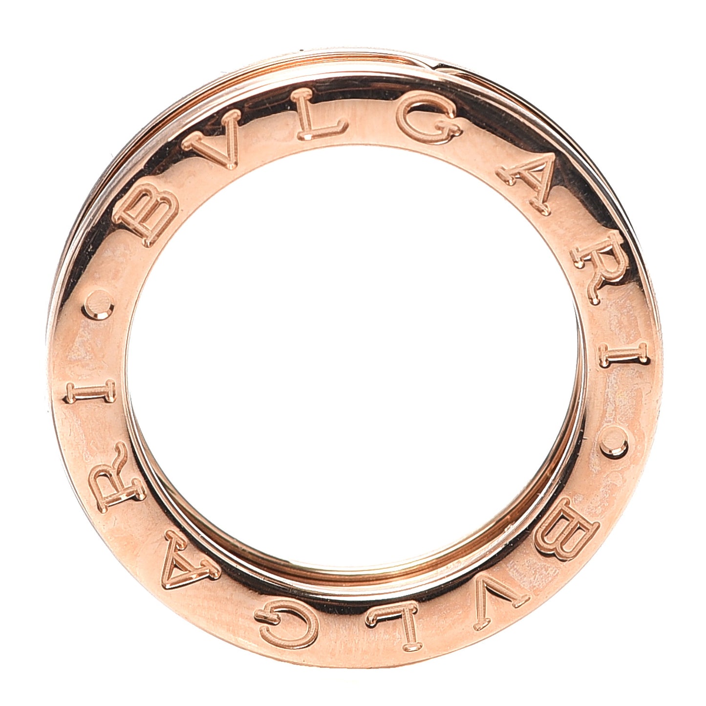 18K Rose Gold B.Zero1 One-Band Ring 49 5