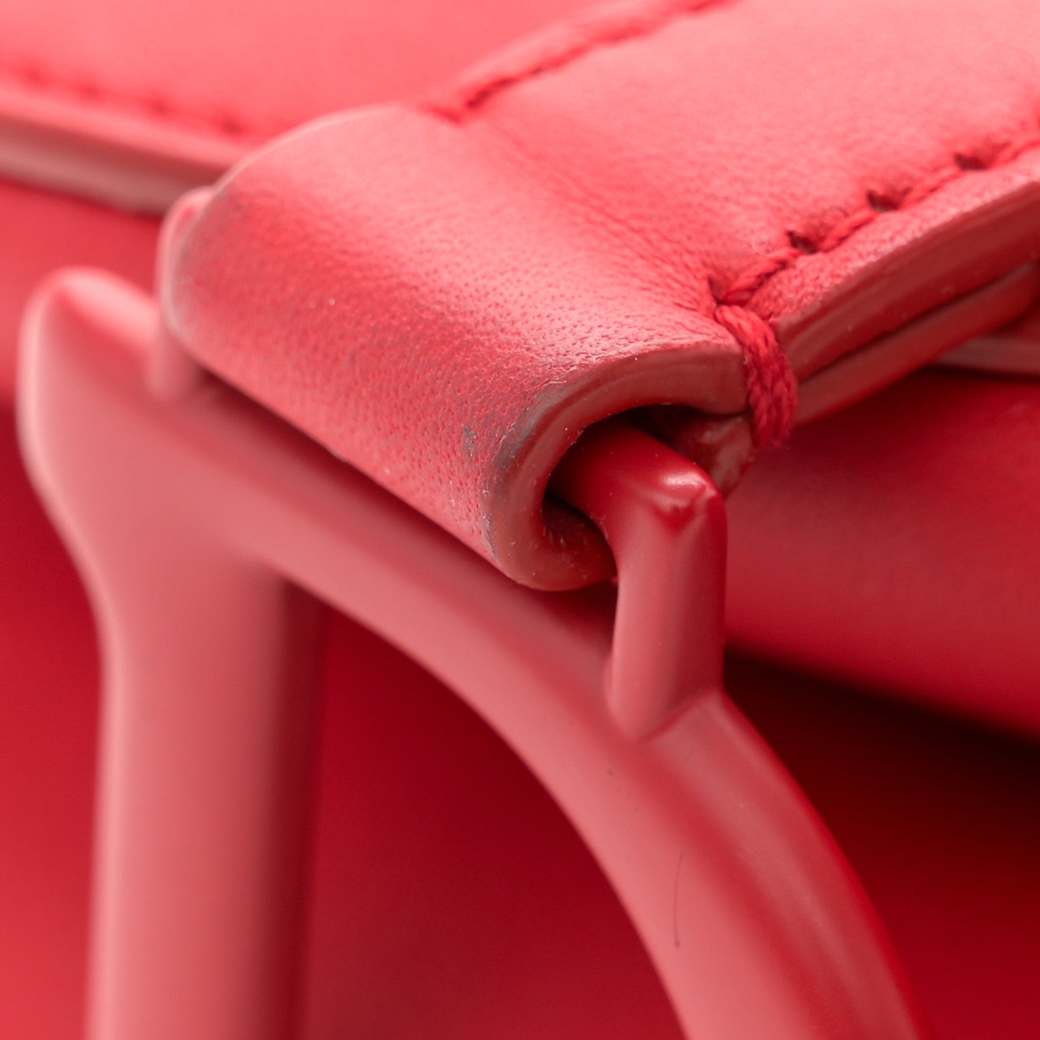 Christian Dior Ultra Matte Calfskin Mini Saddle Bag Red 12 of 12