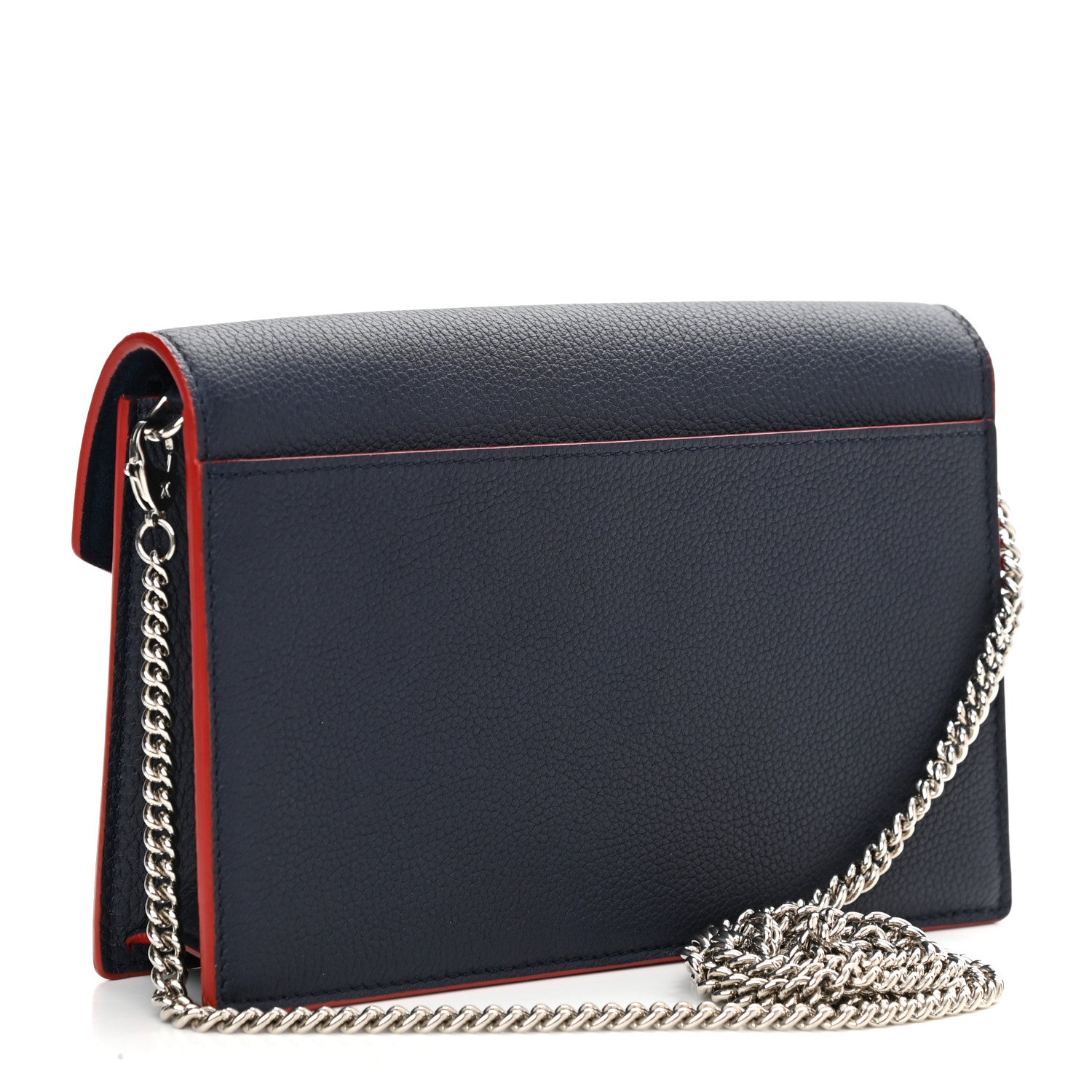 Louis Vuitton Soft Calfskin My Lockme Chain Pochette Marine Rouge 3 of 10