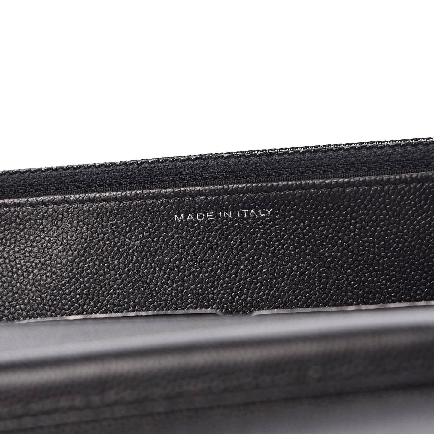 Caviar Quilted Boy Wallet On Chain WOC So Black