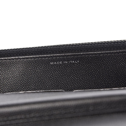 Chanel Caviar Quilted Boy Wallet On Chain WOC So Black 7 of 12