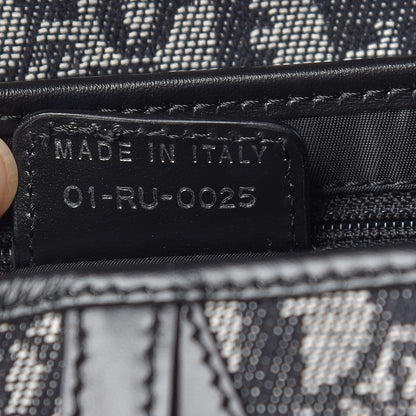 Christian Dior Monogram Saddle Bag Black 7 of 10