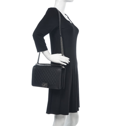 Chanel Caviar Quilted New Medium Boy Flap Black 2 of 10
