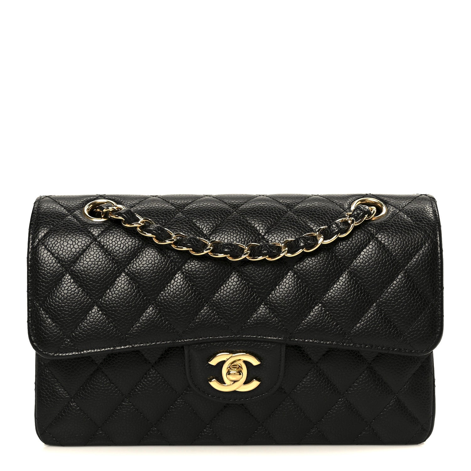 Chanel Caviar Quilted Small Double Flap Black 1 of 12