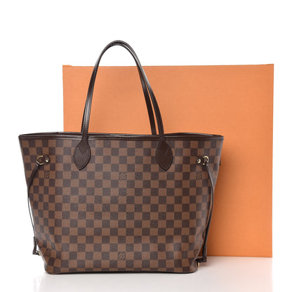 Louis Vuitton Damier Ebene Neo Neverfull MM Rose Ballerine 15 of 15