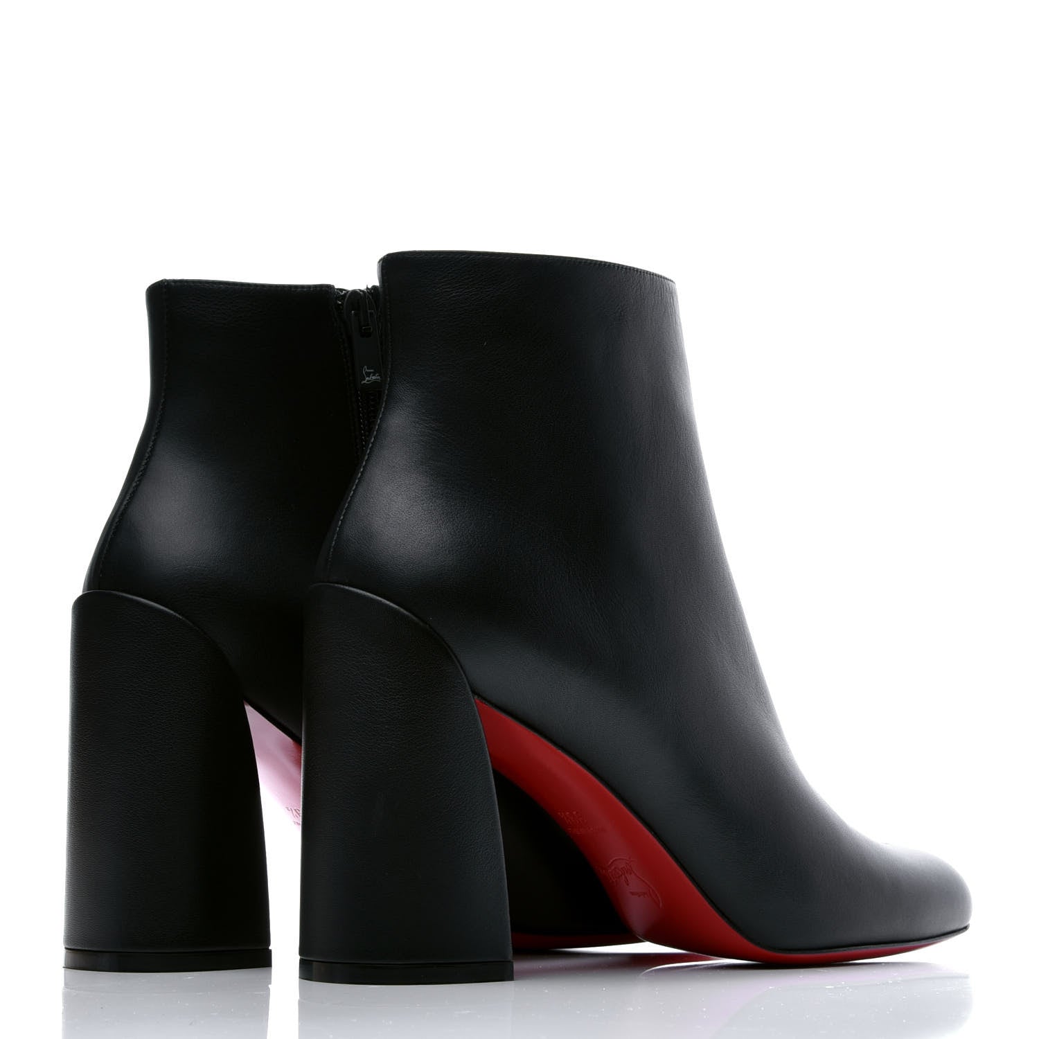 Christian Louboutin Calfskin Turela 85 Ankle Boots 39.5 Black 4 of 10