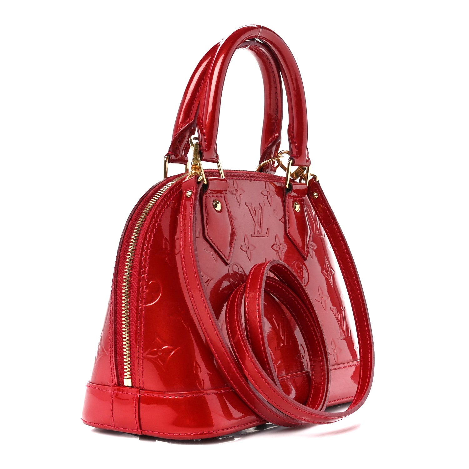 Louis Vuitton Vernis Alma BB Pomme D'Amour 3 of 12