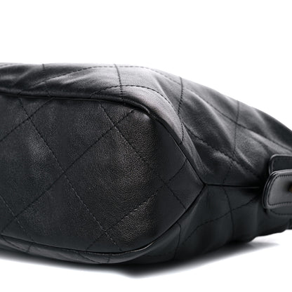 Chanel Calfskin Quilted Daily Hobo Black 9 of 10