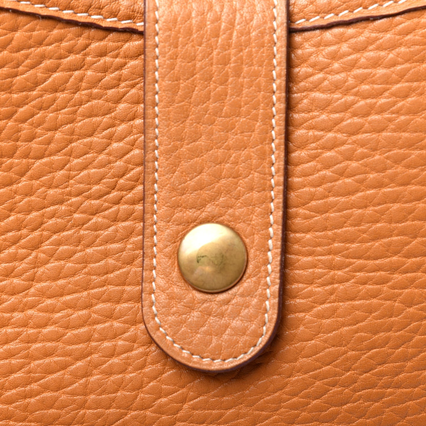 Taurillon Clemence Mini Rodeo Shoulder Bag Moutarde