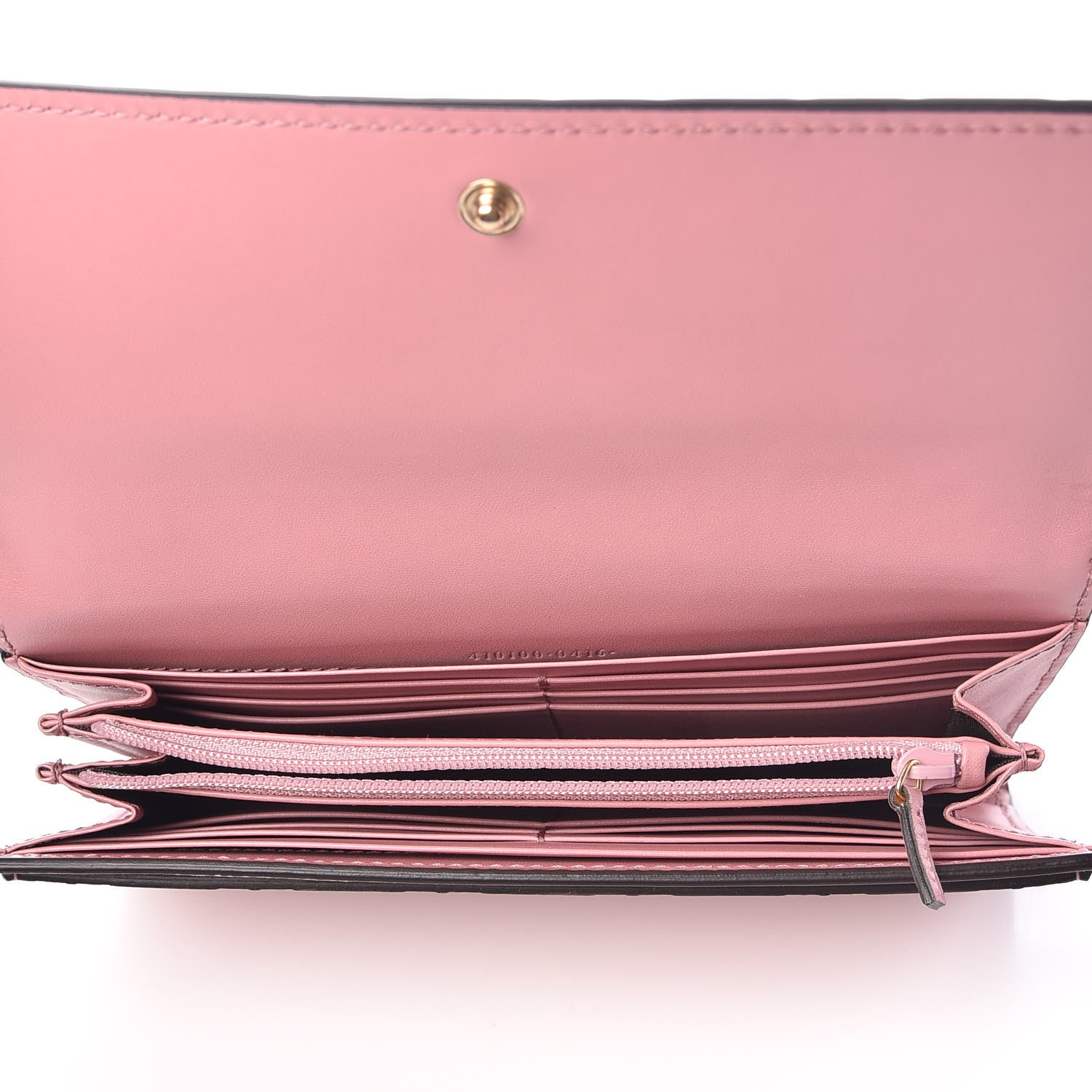 Gucci Guccissima Continental Flap Wallet Pink 5 of 7