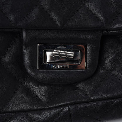Chanel Calfskin Quilted Jumbo Easy Reissue Messenger Flap Black 10 of 13