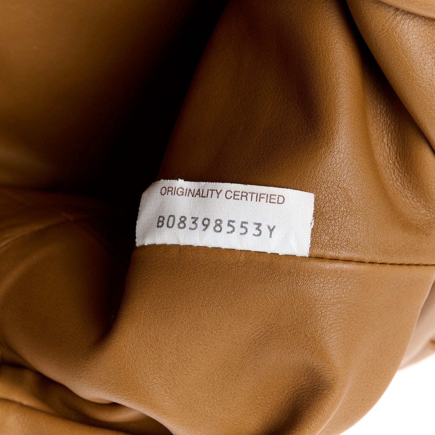 Bottega Veneta Smooth Butter Calf The Pouch Oversized Clutch Teak 8 of 11