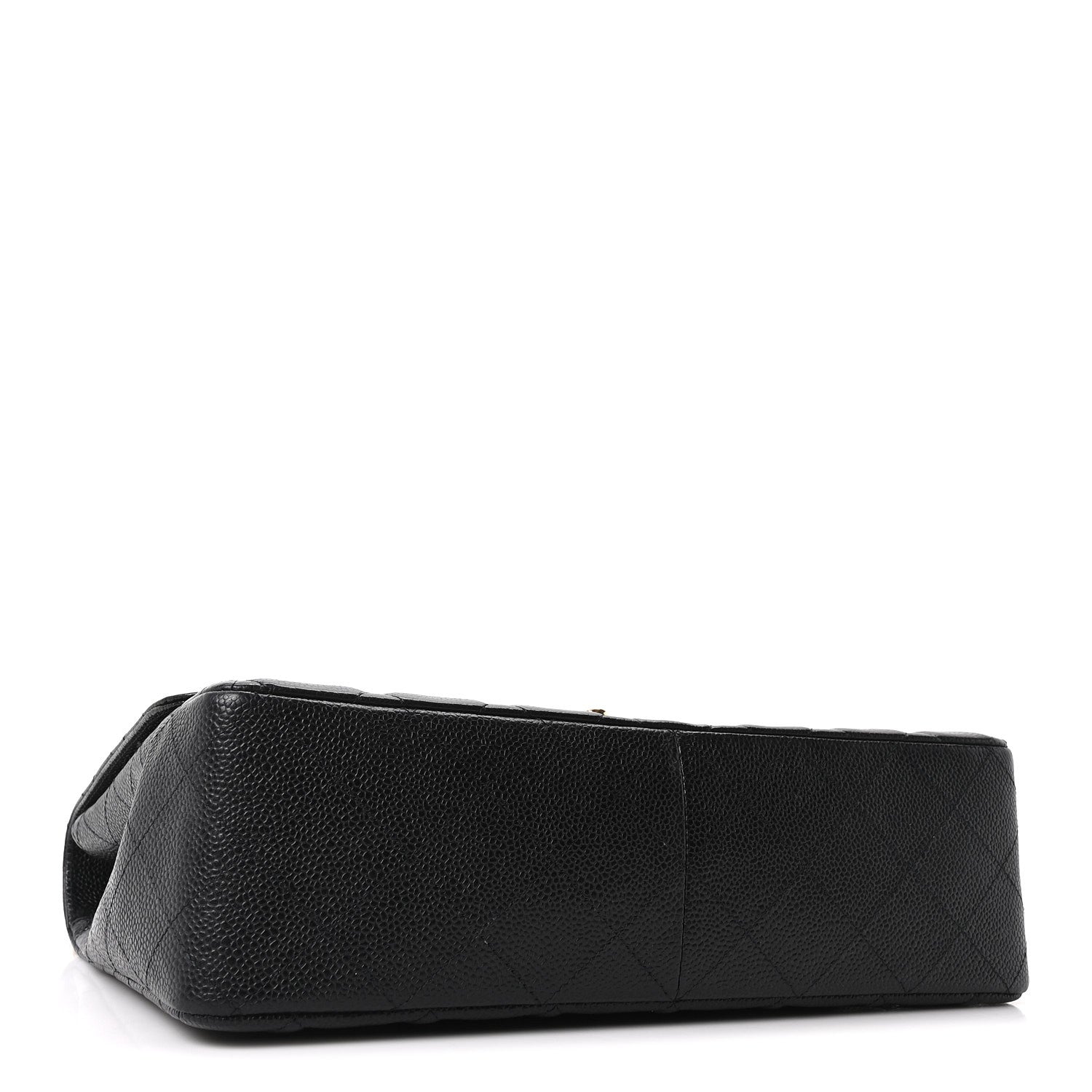 Chanel Caviar Quilted Jumbo Single Flap Black 3 of 10