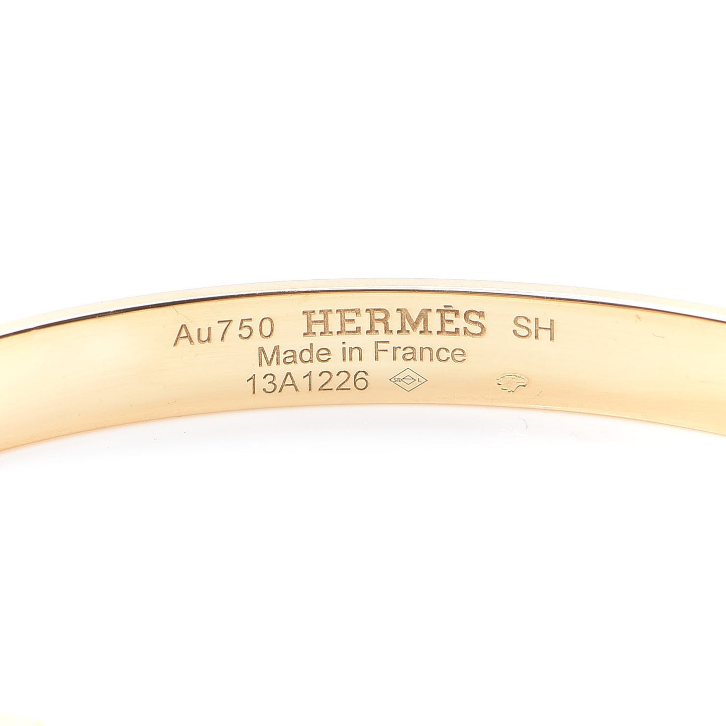 18K Yellow Gold PM Collier De Chien Bracelet SH
