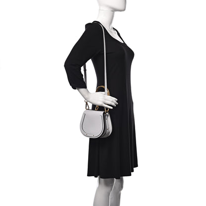 Chloe Calfskin Suede Small Nile Bracelet Bag Light Cloud 2 of 9