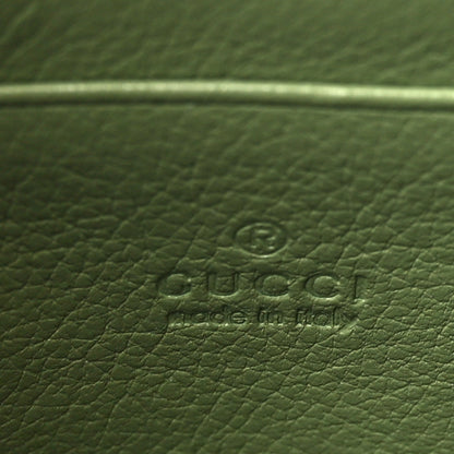 Gucci Roxy Calfskin Medium Blondie Chain Wallet Salamander Green 6 of 9