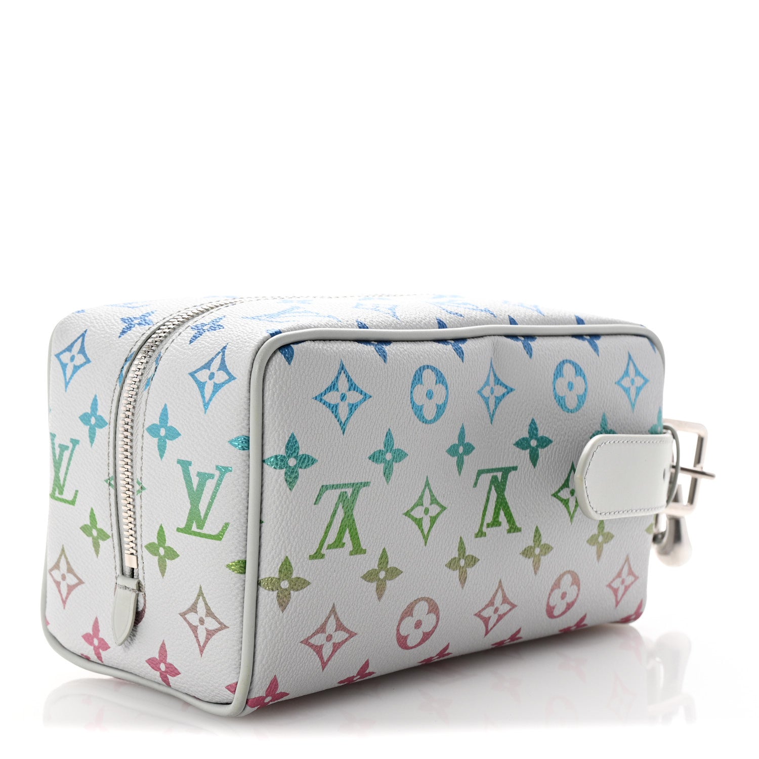 Louis Vuitton Monogram Locker Dopp Kit Toilet Pouch Gradient Grey