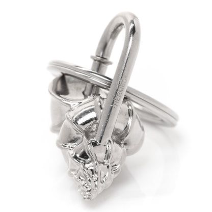 Hermes Palladium Seashell Key Ring 3 of 5